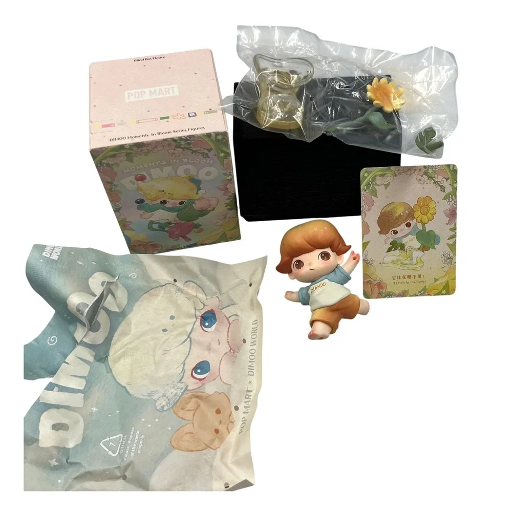 POP MART DIMOO Moments in Bloom Falling into Flowers Figure Confirmed Blind Box